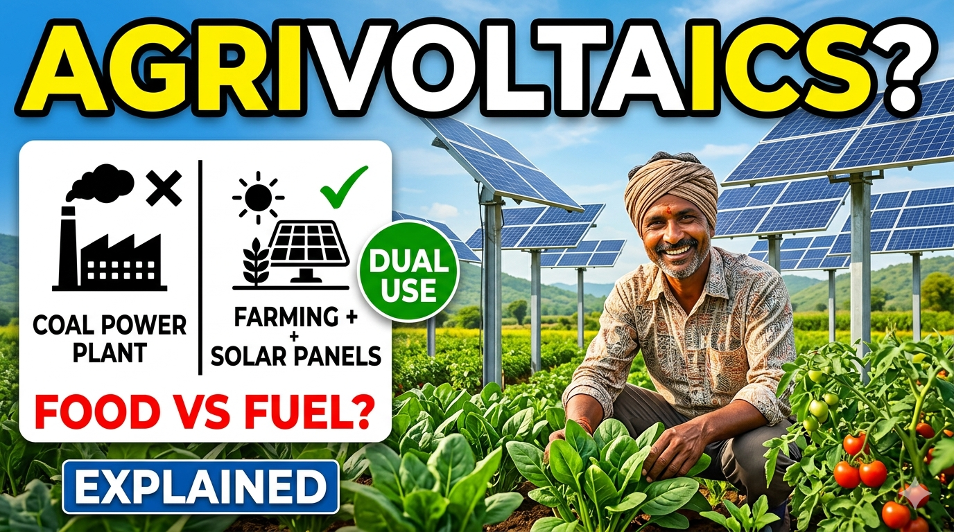 What is Agrivoltaics, and can it solve India’s ‘food vs energy’ land dilemma?