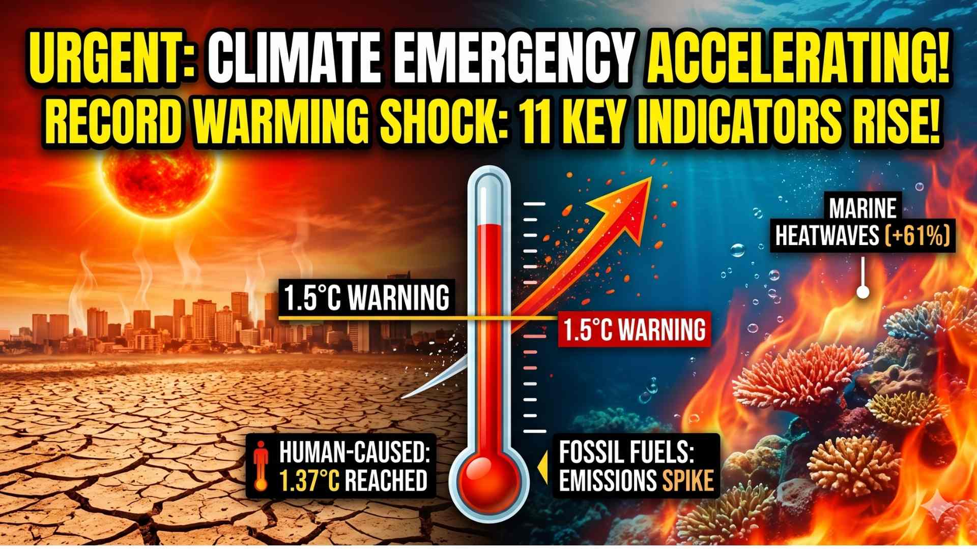Why 11 key global climate indicators have worsened, and what it means for India